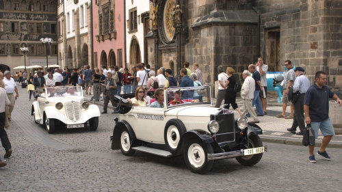 Private Vintage Car City Tour by Gray Line Prague