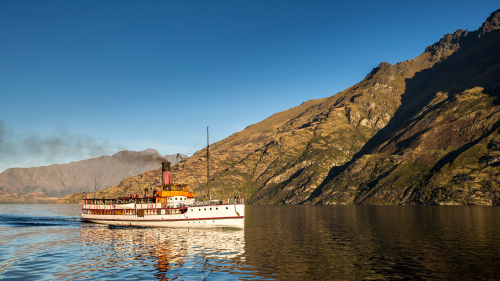 TSS Earnslaw Cruise on Lake Wakatipu by Real Journeys