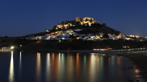 Rhodes by Night Tour with Dinner & Cruise