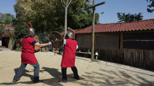 Roman Gladiator School