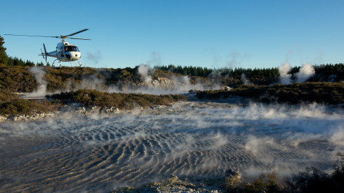 Mount Tarawera and Hells Gate Helicopter Tour