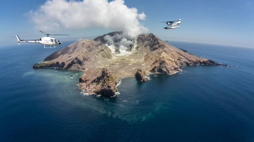 Scenic Helicopter & White Island Tour