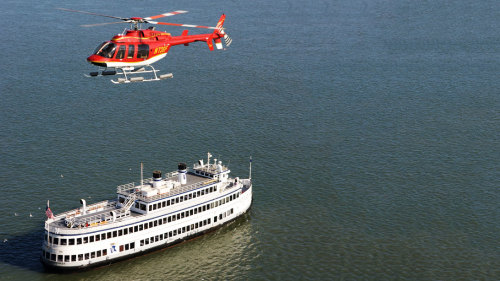 Flight & Sunset Dinner Cruise by San Francisco Helicopter Tours