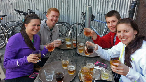 Beers & Bikes Tour with Alcatraz Admission by Gears & Grapes Getaways