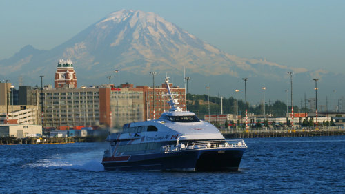 Victoria, BC to Seattle via the Victoria Clipper