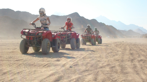 Quad Biking in the Egyptian Desert