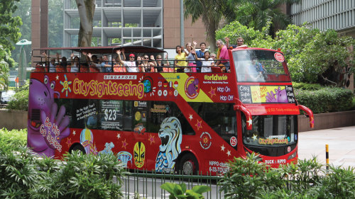 Hop-On Hop-Off Bus Tour by City Sightseeing