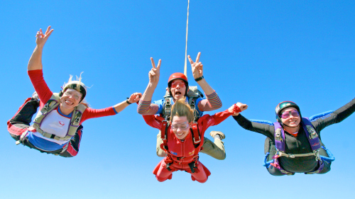 4 Tandem Skydives at 3 Locations by Skydive Ramblers Sunshine Coast