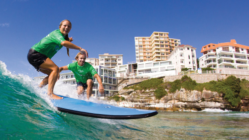 Bondi Beach Surfing Lesson by Let