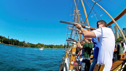 Tall Ship Laser Shooting & Mast Climb by Sydney Harbour Tall Ships