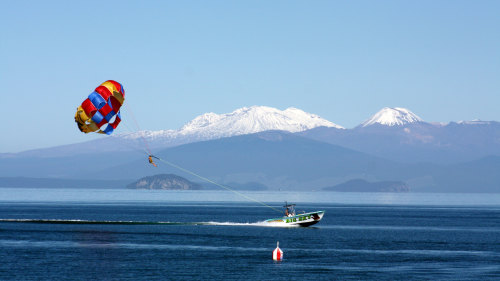 Parasail Adventure on Lake Taupo