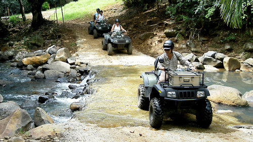 Quad Biking at Frédérica Nature Reserve Half-Day Tour with Lunch