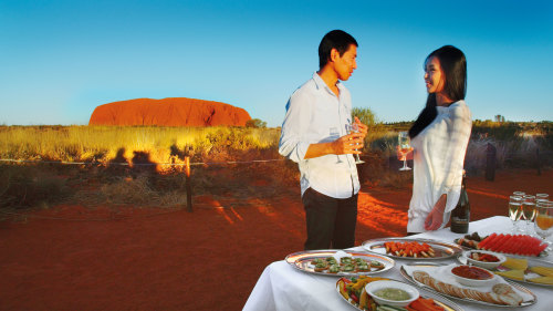 Kata Tjuta & Uluru Sunset by AAT Kings