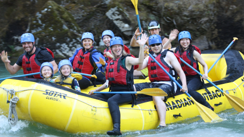 Family-Friendly Cheakamus Splash Rafting Adventure